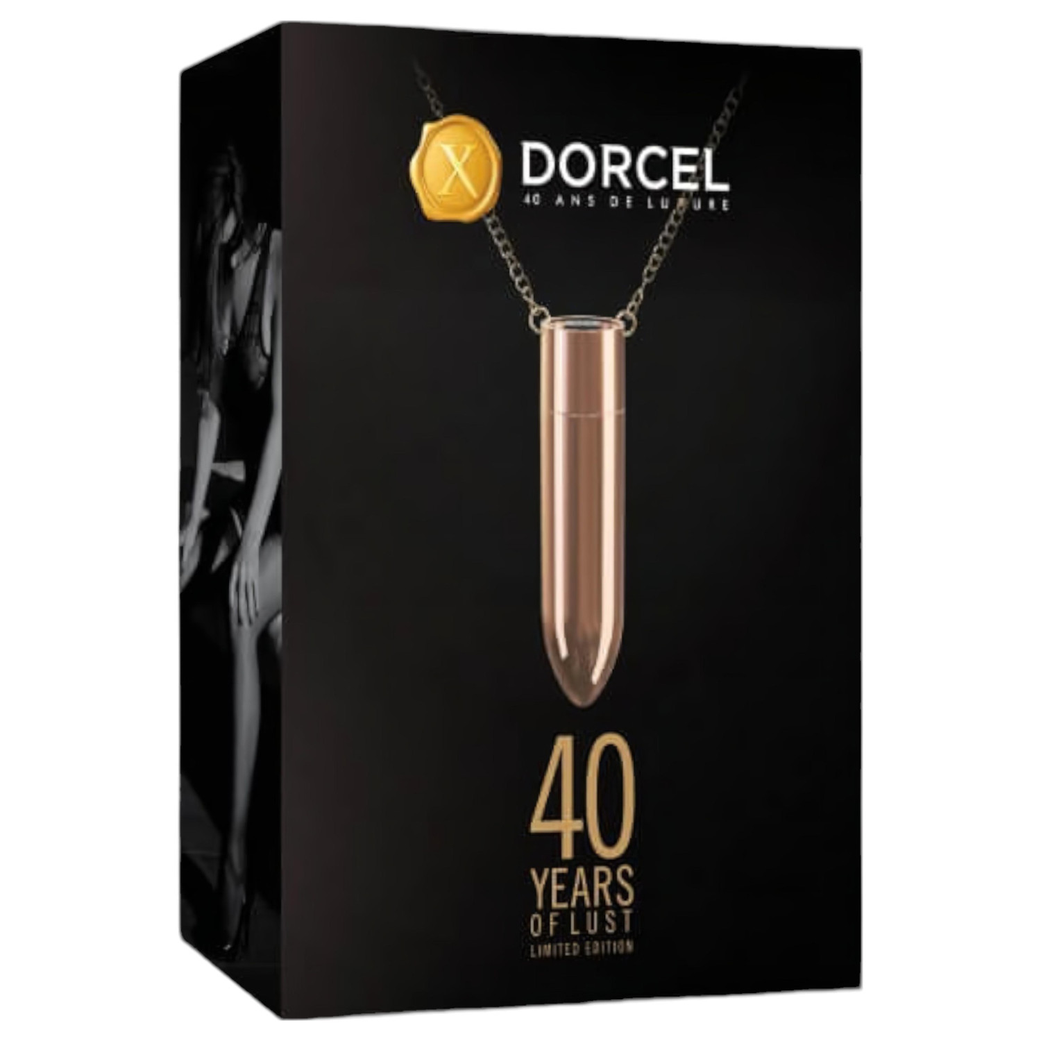 Dorcel - nabíjací vodotesný vibrátor na krk (rosegold)