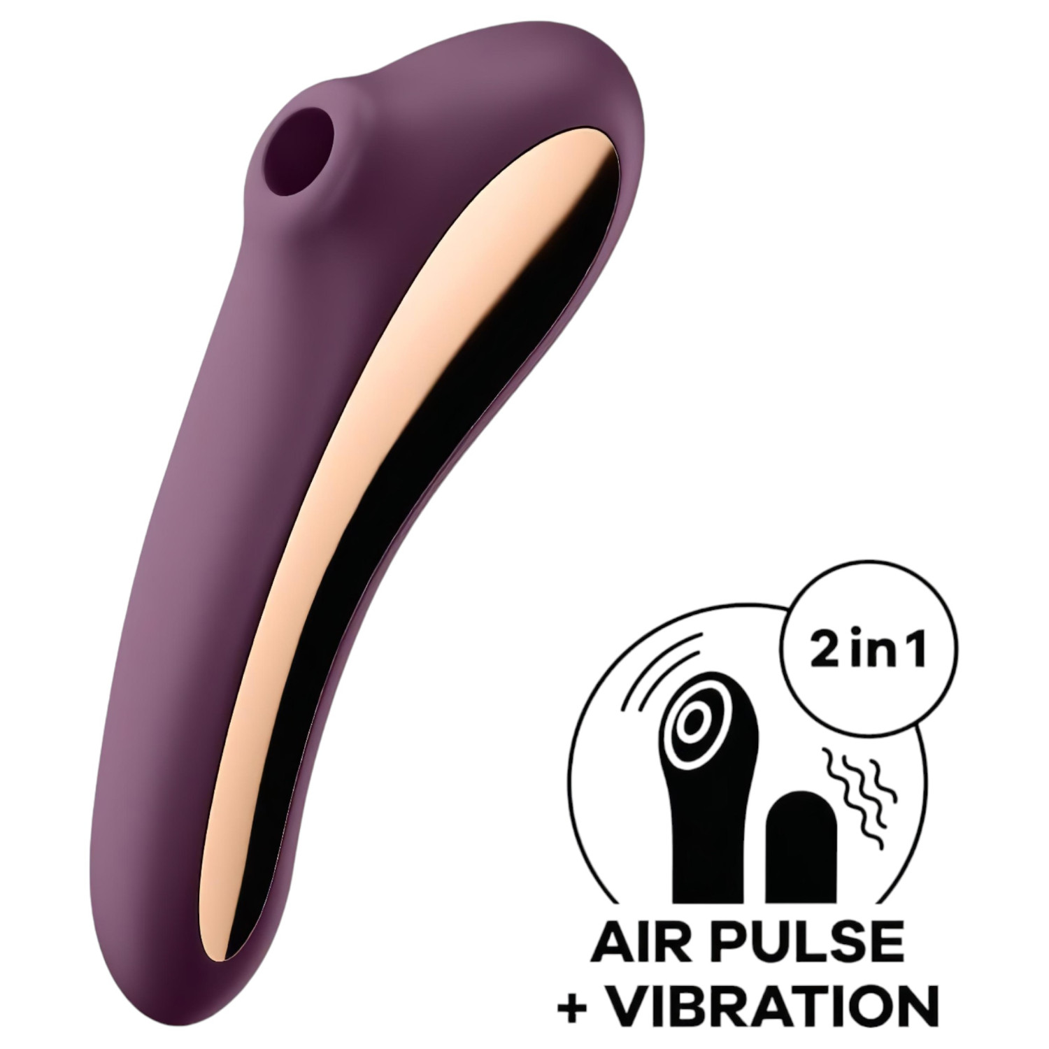 Satisfyer Dual Kiss - vibrátor na vagínu a klitoris - 2v1