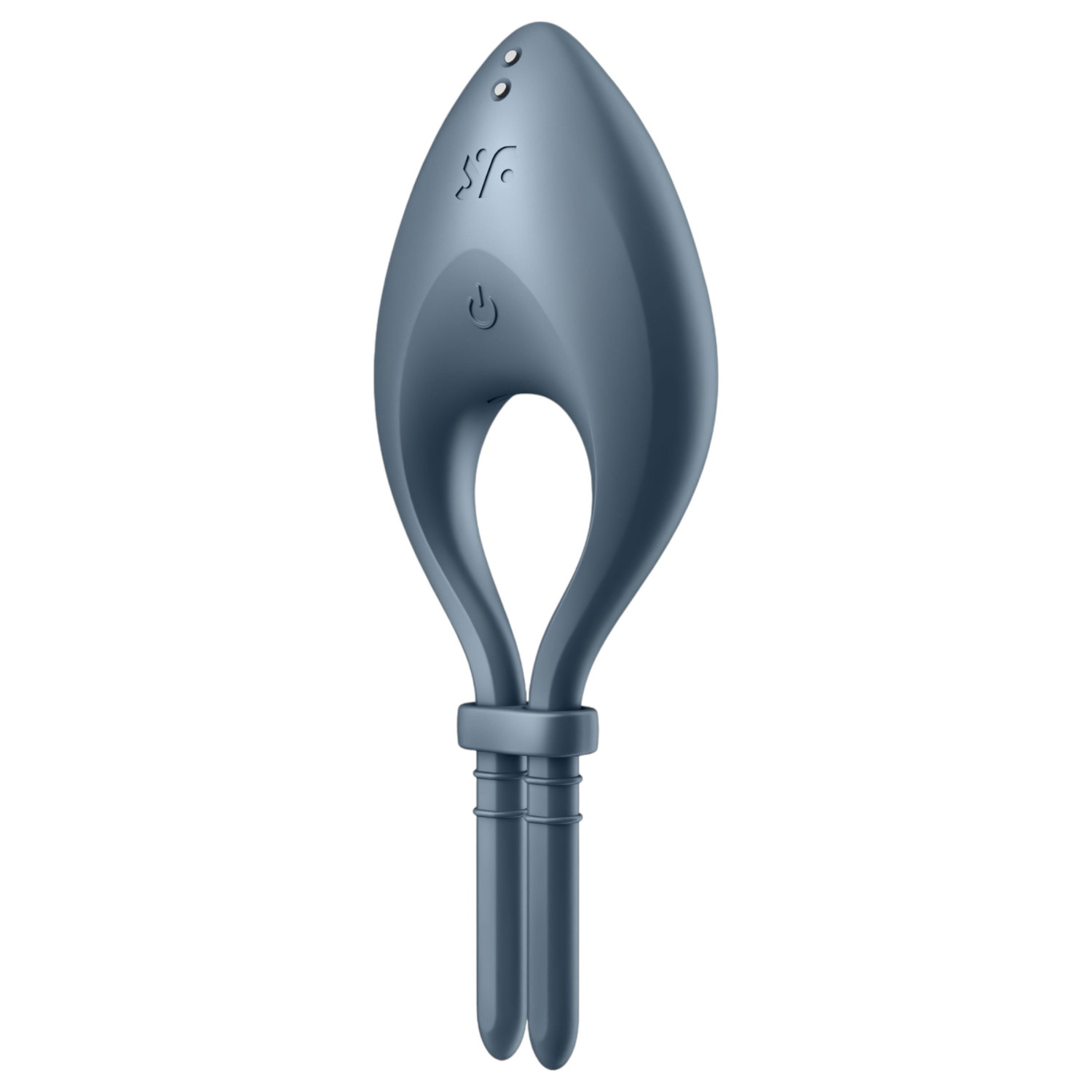 Satisfyer Bullseye - vibračný erekčný krúžok - smart funkcia - sivý