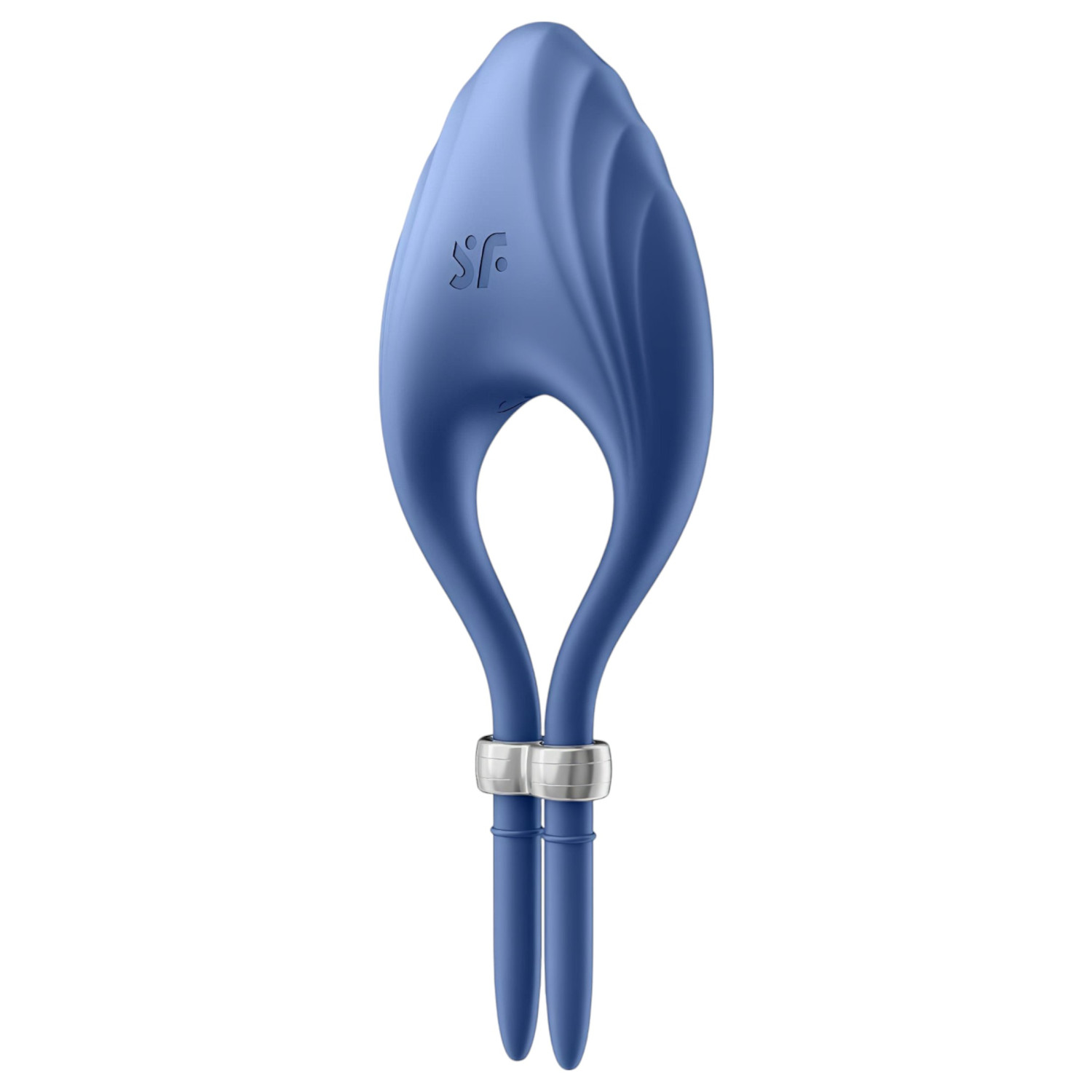 Satisfyer Duelist - vibračný erekčný krúžok na penis - dobíjací - modrý