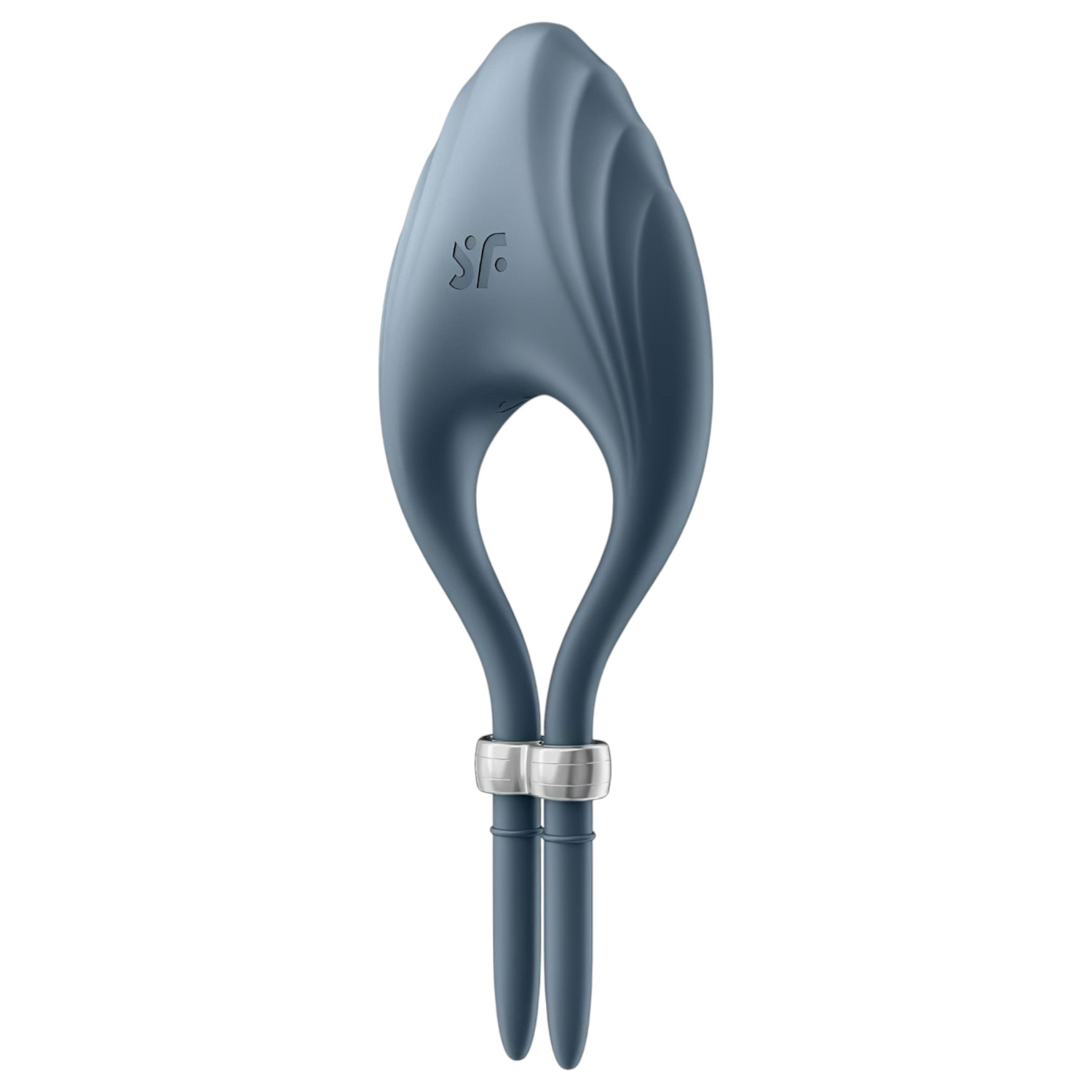 Satisfyer Duelist - vibračný erekčný krúžok na penis - nabíjací - sivý