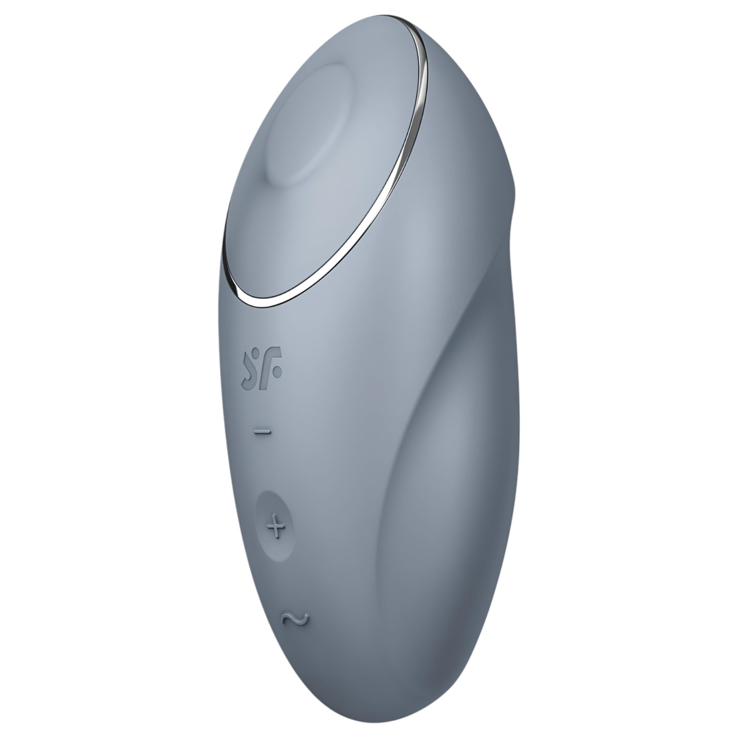 Satisfyer Tap & Climax 1 - vibrátor na klitoris 2v1 - sivý