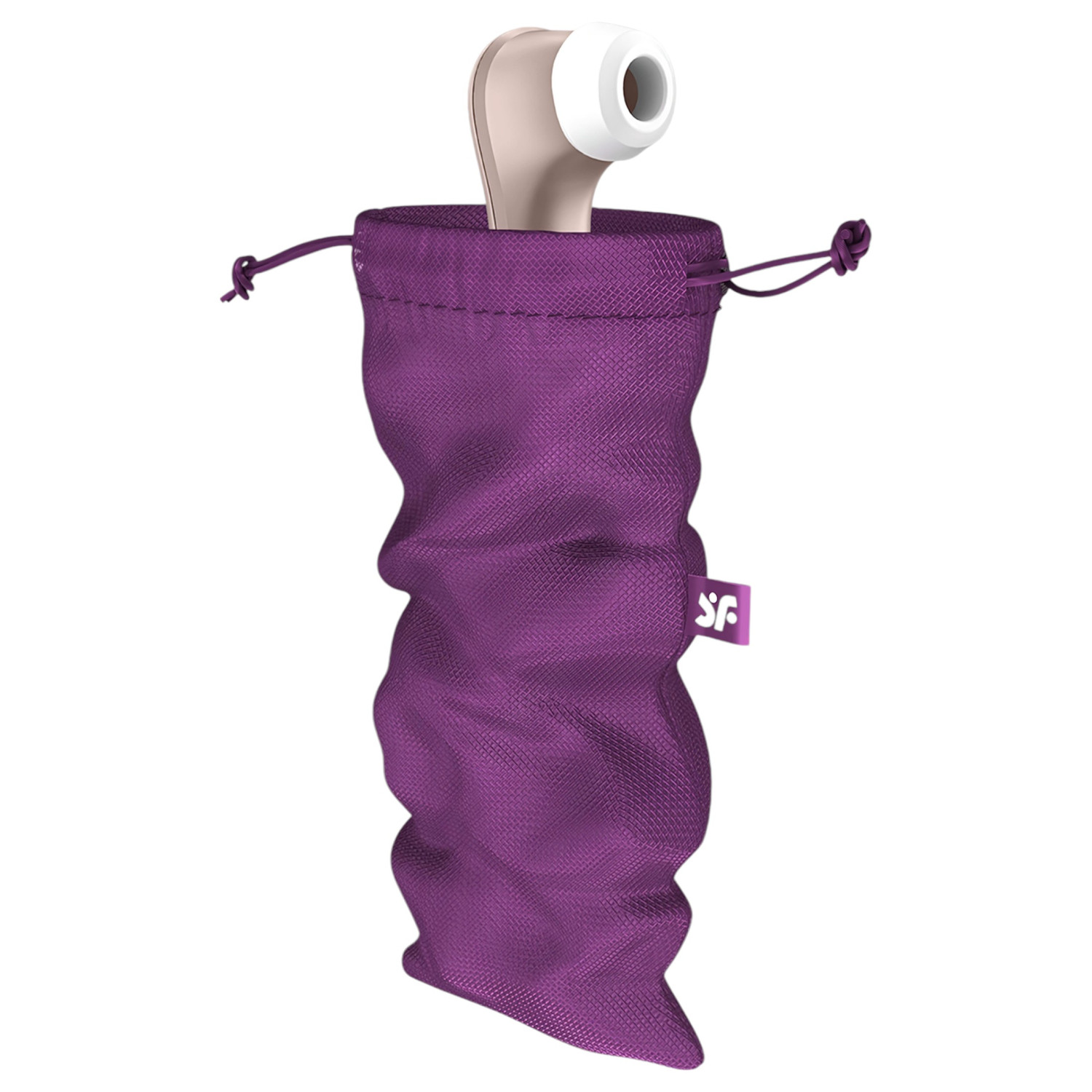Satisfyer - diskrétna taška na erotické pomôcky - stredná veľkosť - fialová