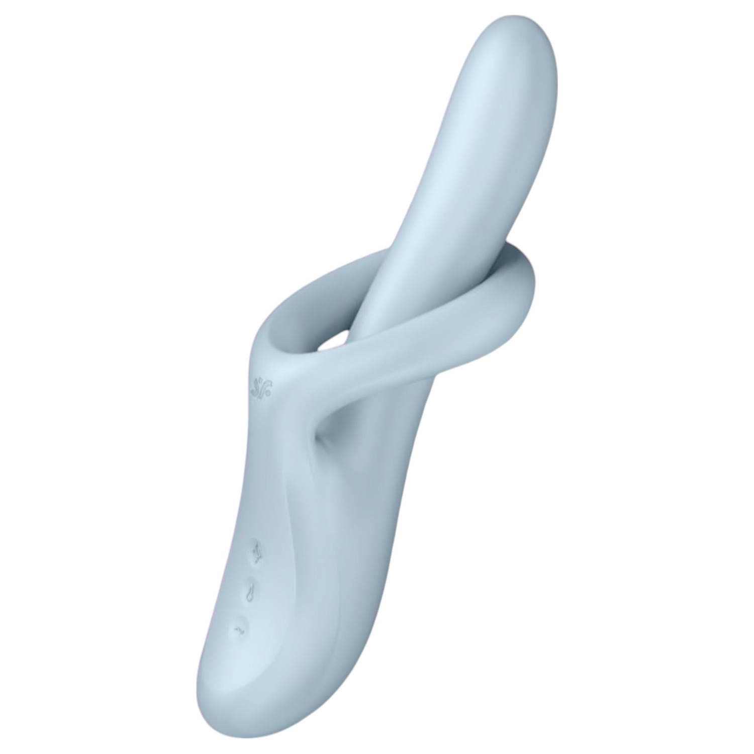 Satisfyer Heat Flex 4 - vibrátor s ohrevom na klitoris - strieborný