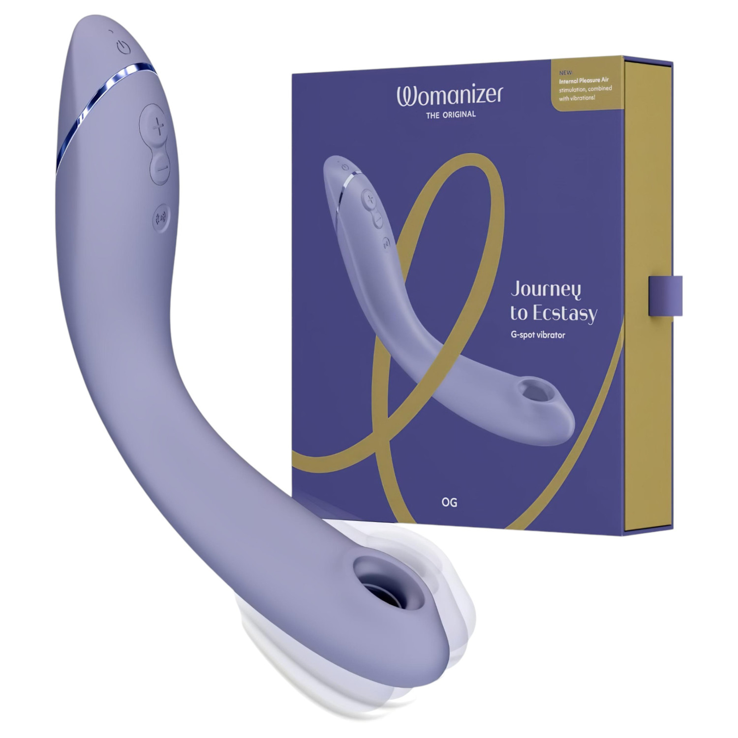 Womanizer OG - vibrátor G-bodu a klitorisu - pulzácie - fialový - nabíjateľný