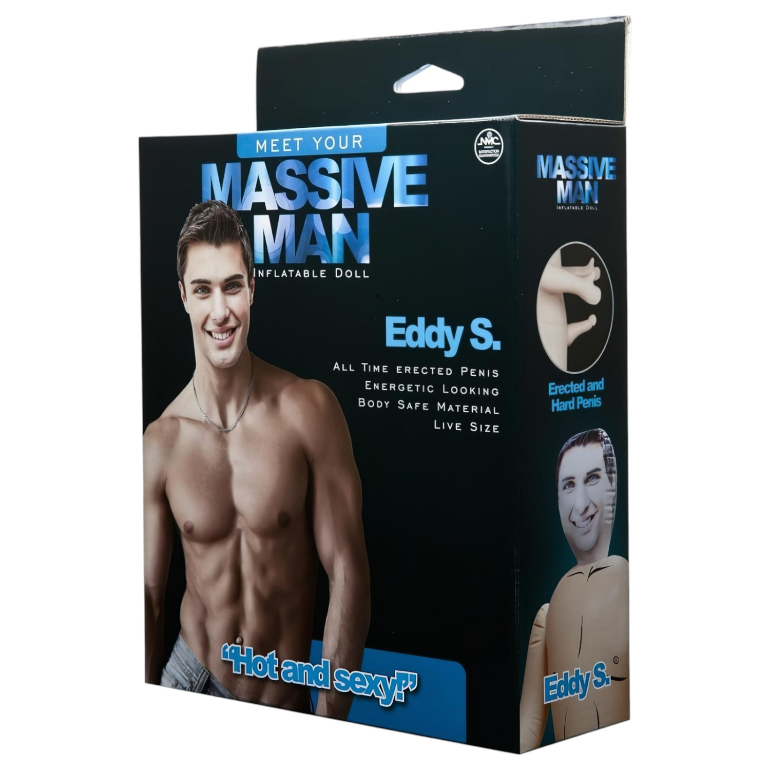 Eddy - nafukovací muž - sex doll - realistický tvar - PVC Eddy - nafukovací muž - sex doll - realistický tvar - PVC