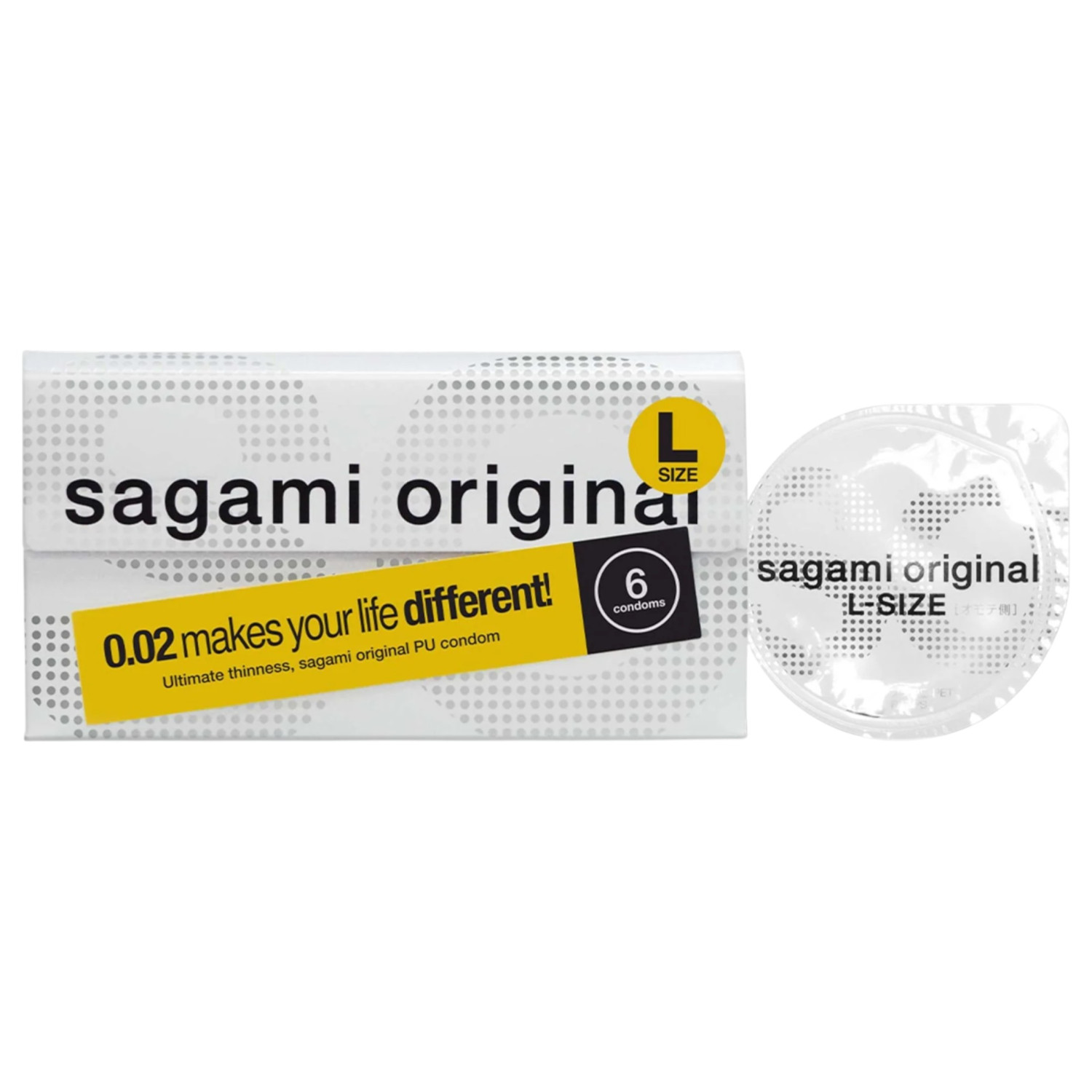 Sagami Original 0.02 L - kondóm - ultra tenký - 58mm (6ks)