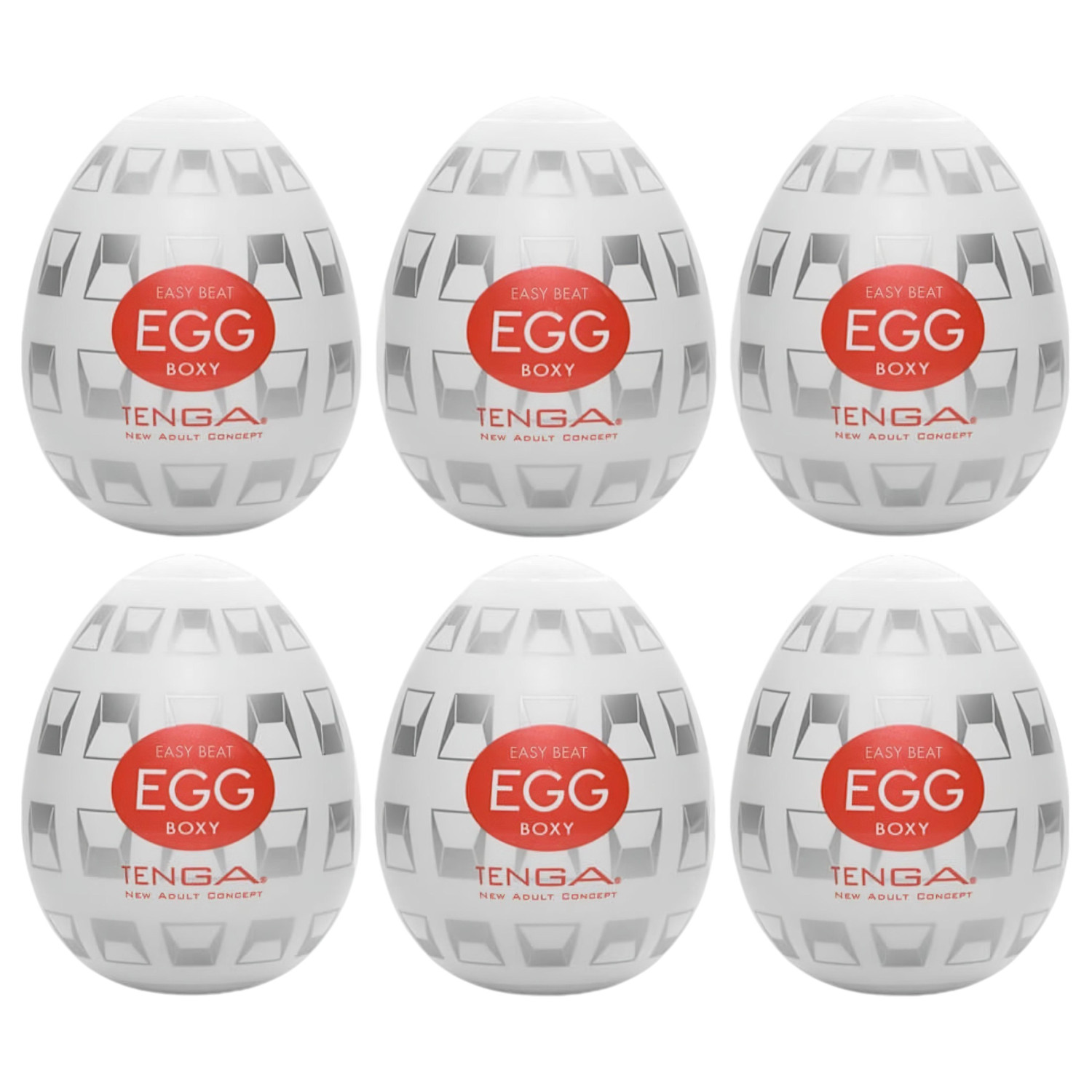 TENGA Egg Boxy - masturbátor vajíčko pre mužov - balenie 6 kusov