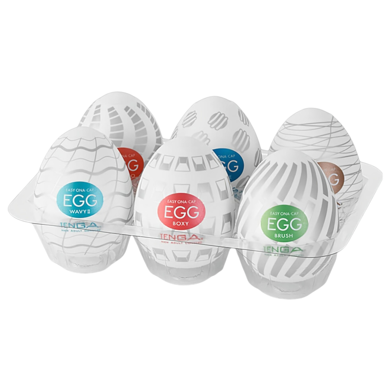 TENGA Egg - masturbátor vajíčko sada - 6 kusov