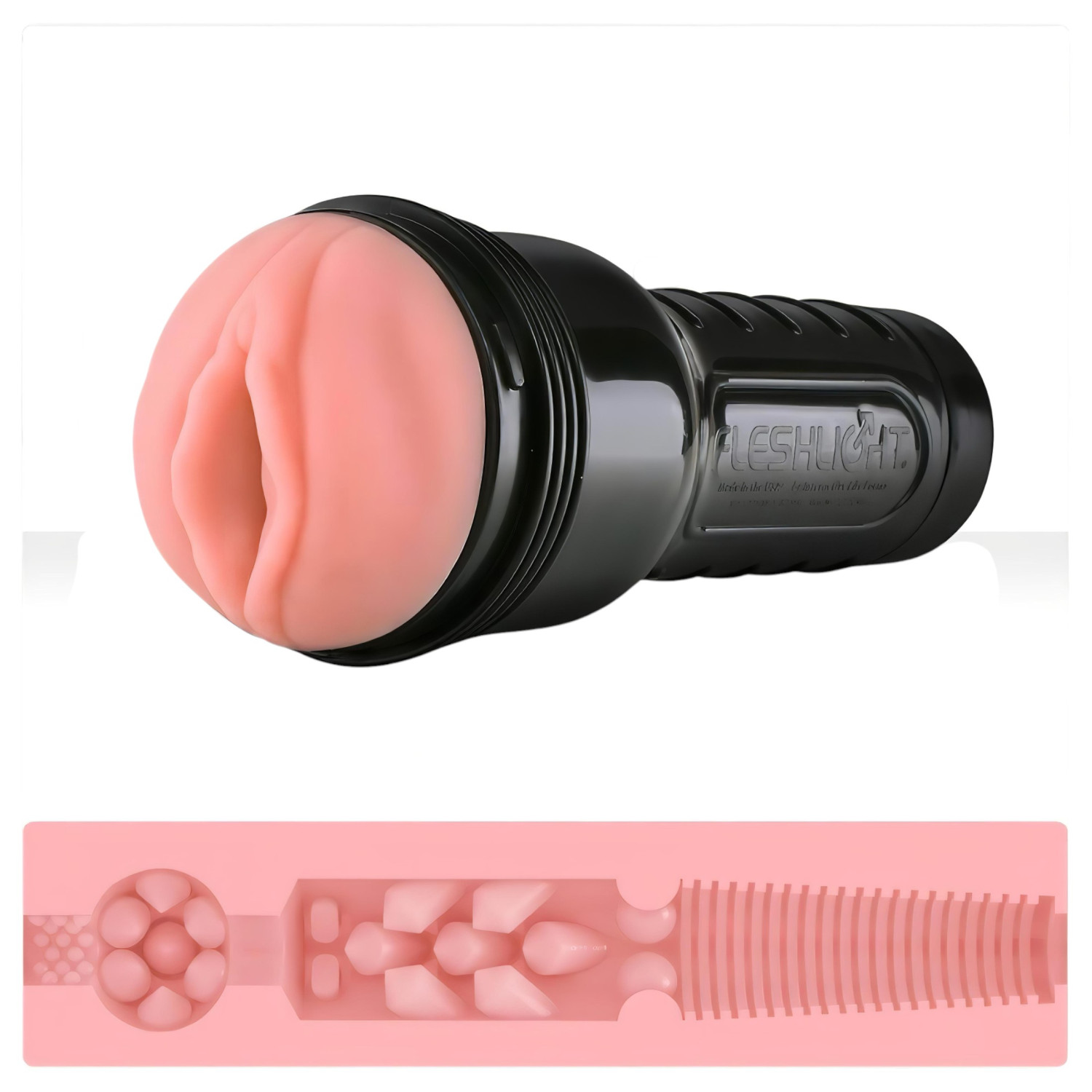 Fleshlight Pink Lady Destroya - realistická umelá vagína (naturál)