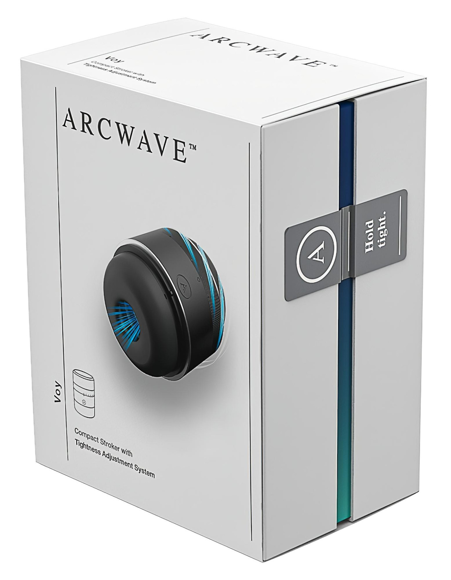 Arcwave - masturbátor pre mužov - rotačný stláčací - čierny