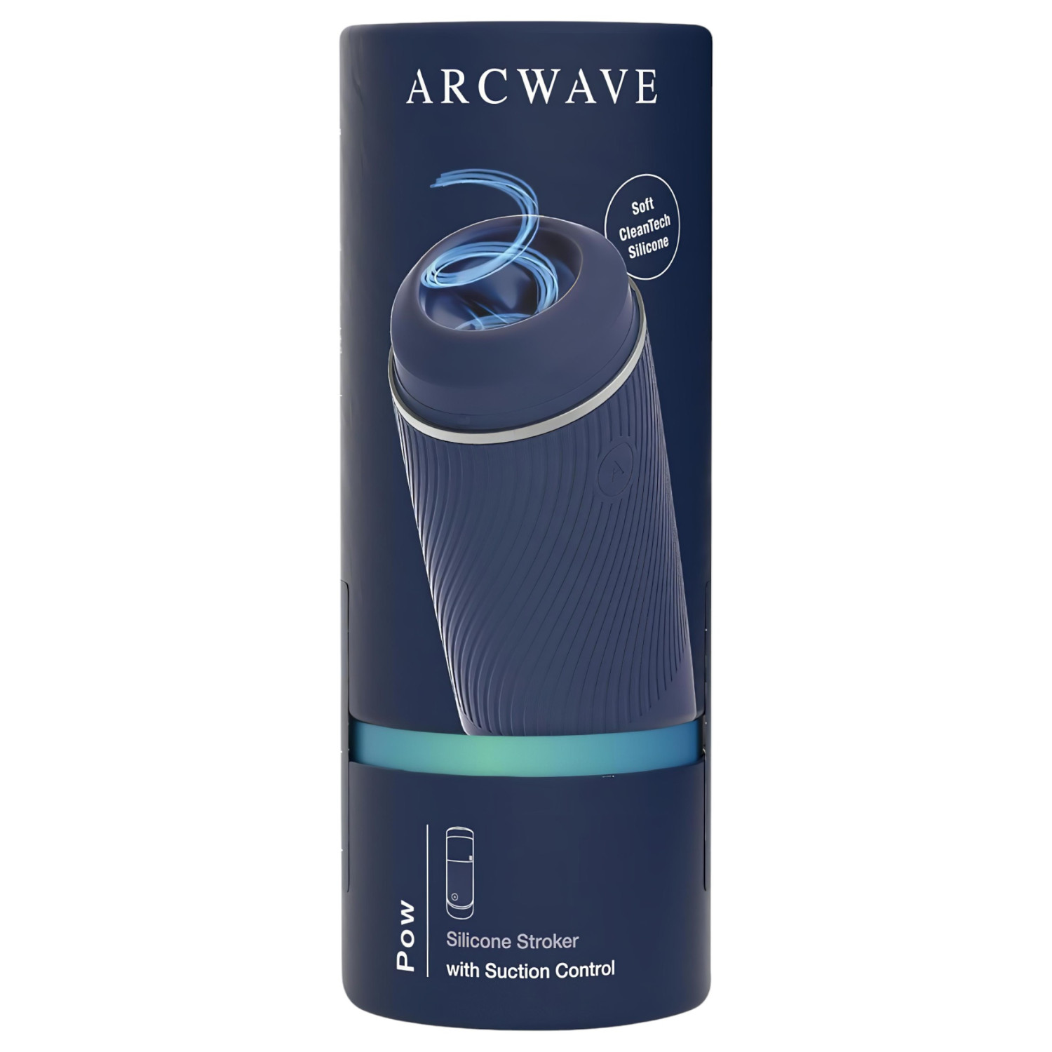 Arcwave Pow - manuálny vákuový masturbátor - modrý