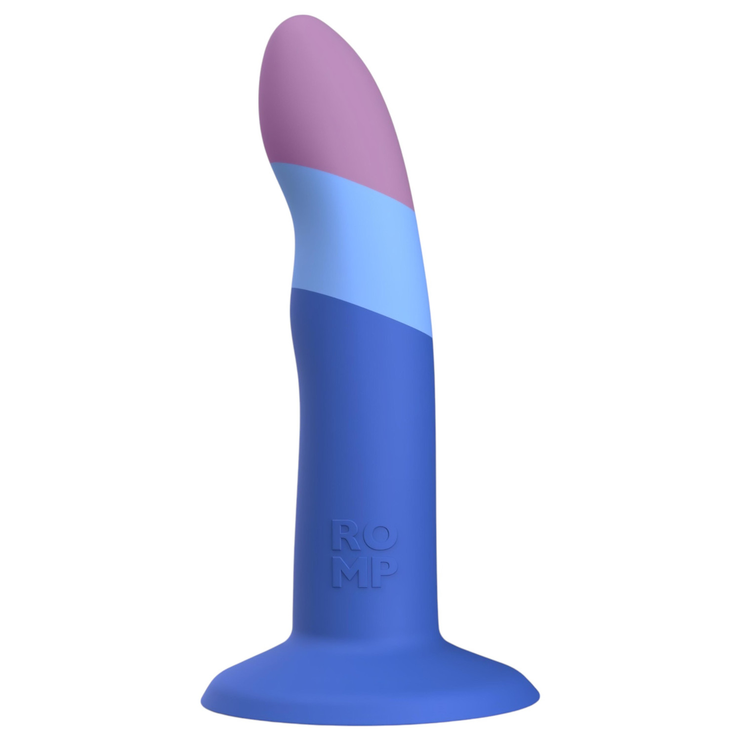ROMP - silikónové dildo - flexibilné - modro-fialové