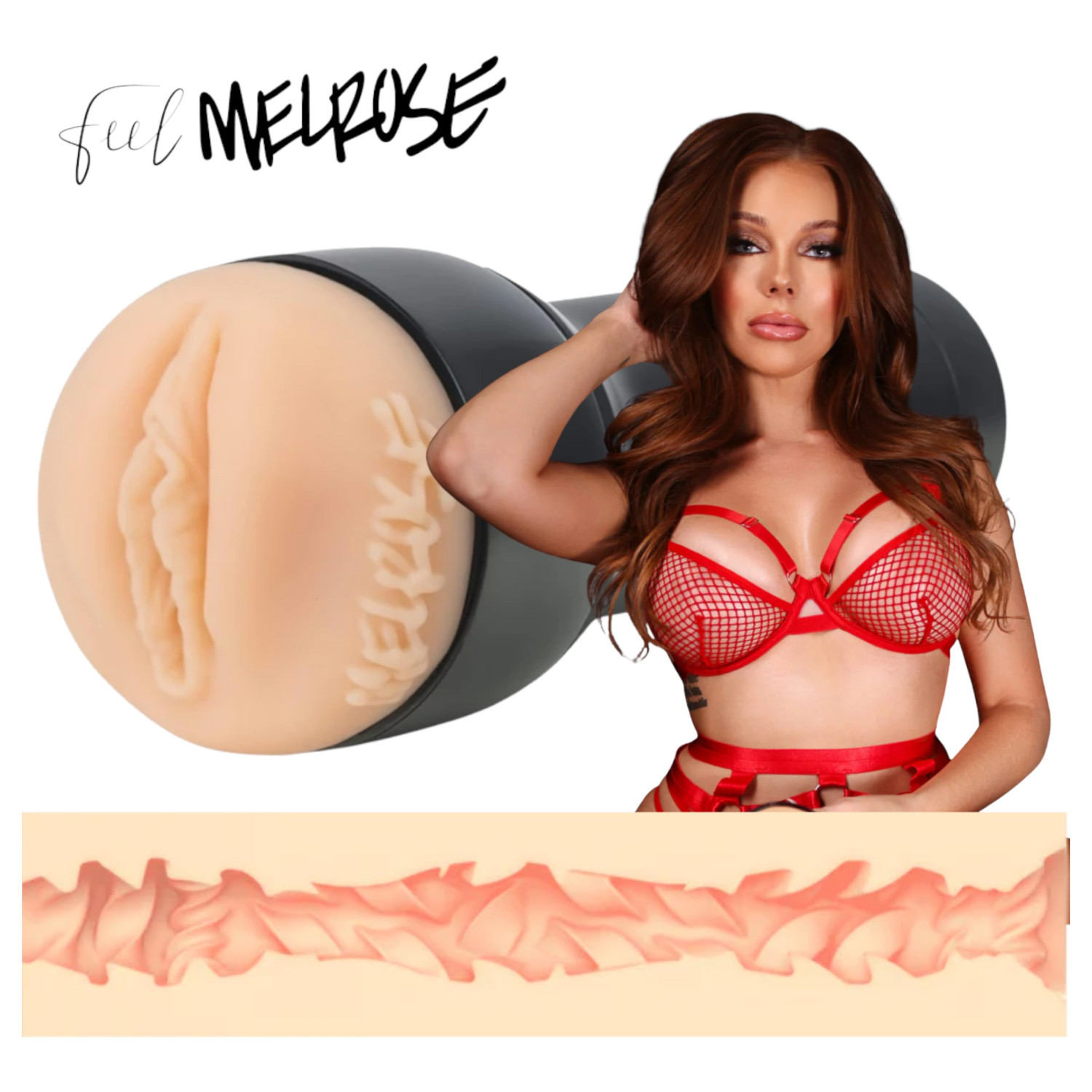 Kiiroo MelRose Michaels - masturbátor - PowerBlow kompatibilný - naturálny