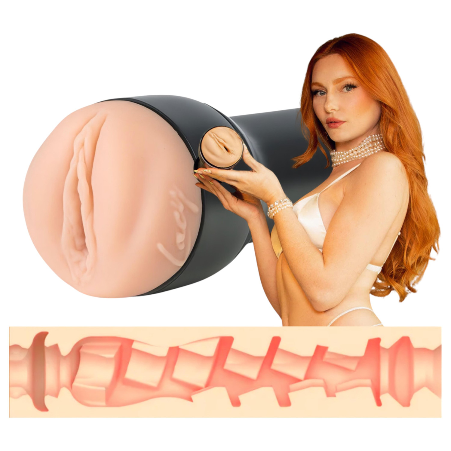 Kiiroo Lacy Lennon - masturbátor vagína - PowerBlow kompatibilný