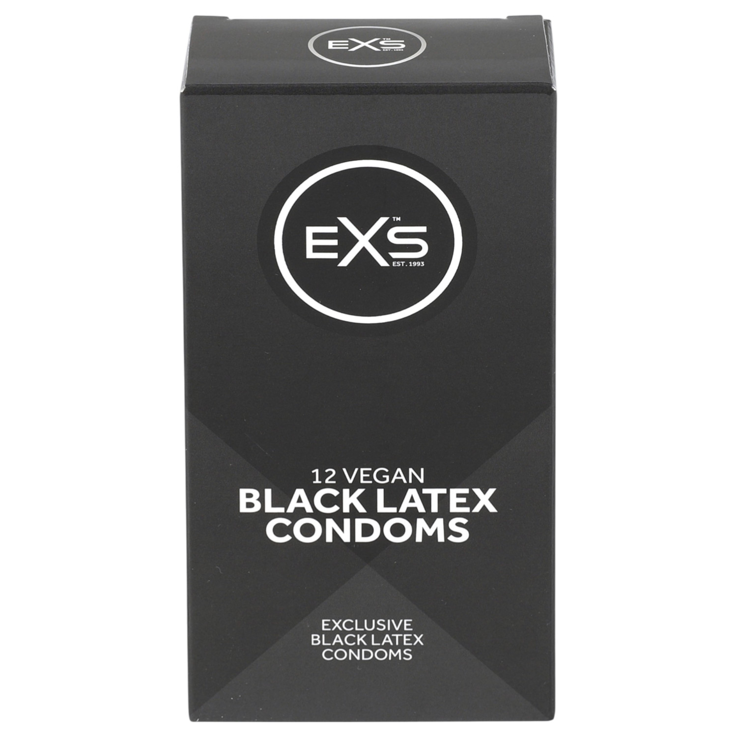 EXS - kondóm - latex čierny - 12 ks