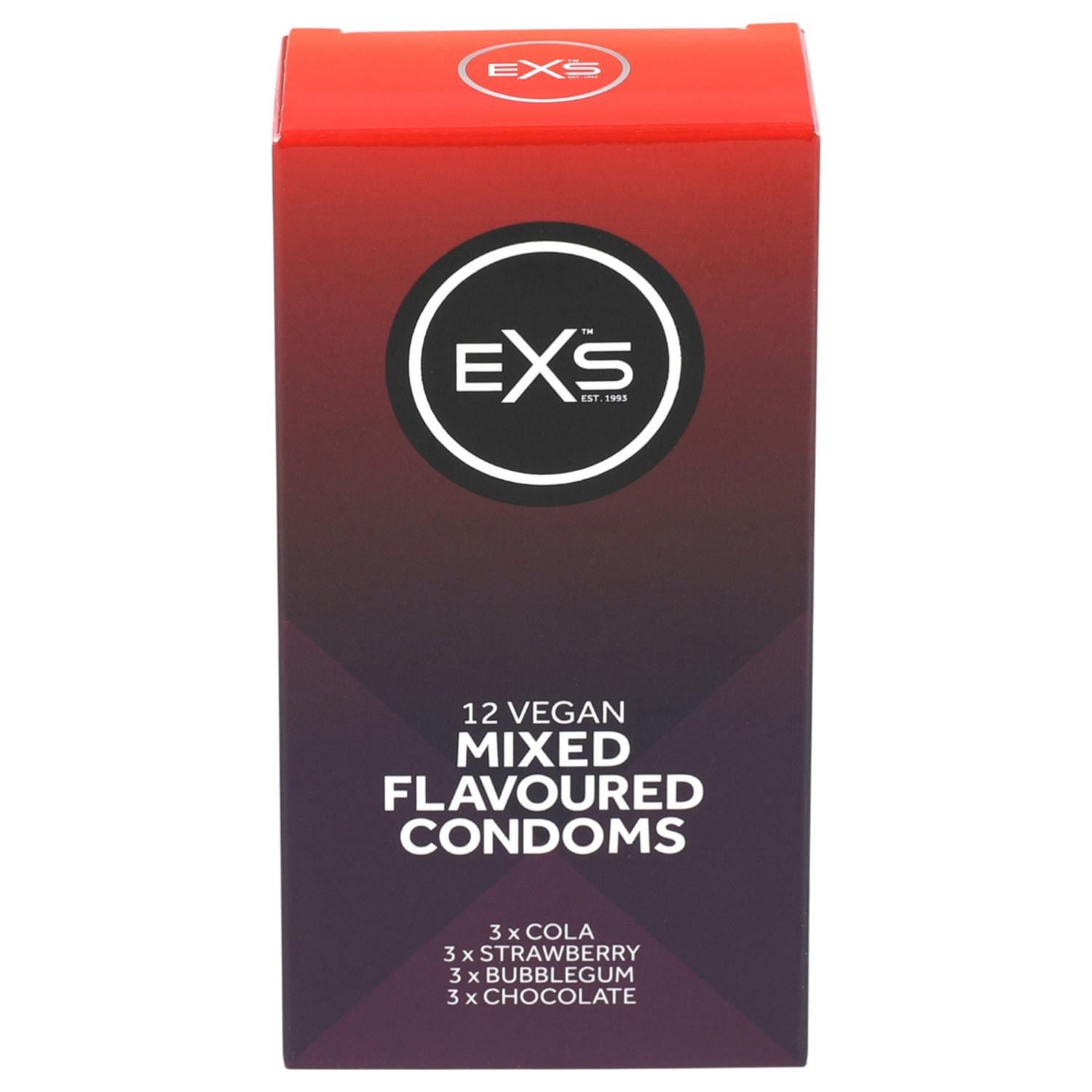 EXS - kondómy - mix príchutí - 12 ks