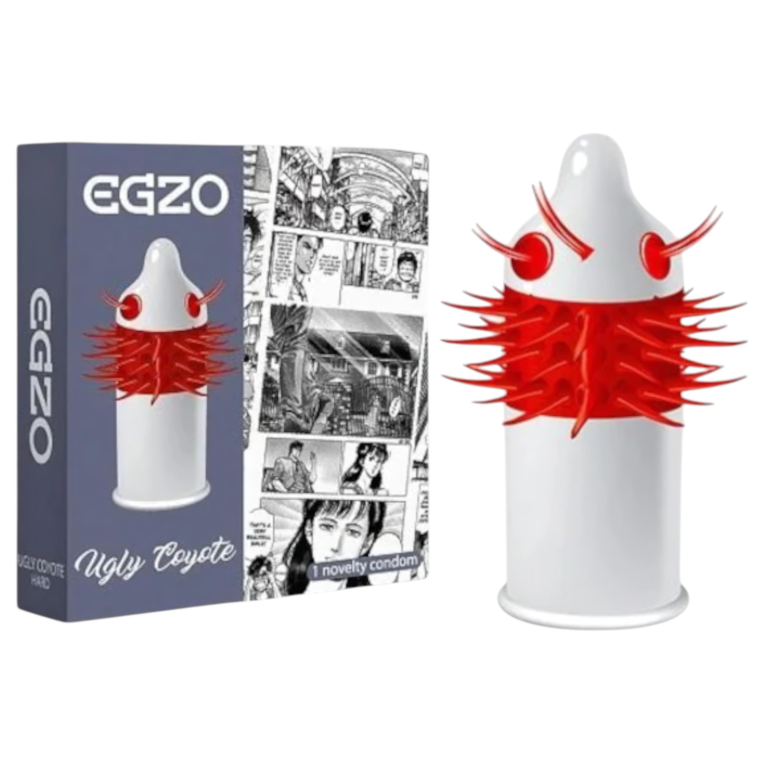 Egzo - kondóm s dlhými výstupkami - 1 kus