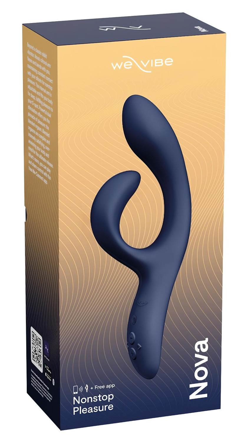 We-Vibe Nova 2 - vibrátor s ohybným ramienkom na klitoris - modrý