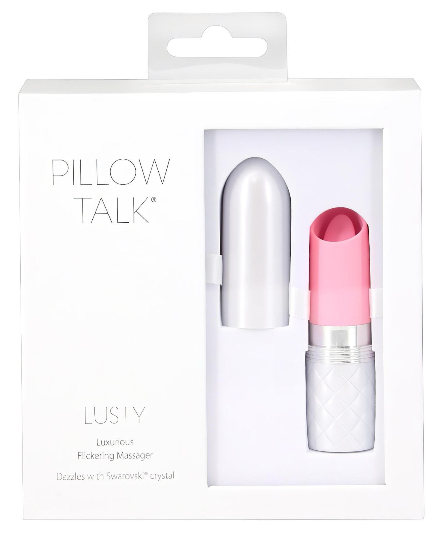 Pillow Talk Lusty - vibrátor so stimuláciou jazykom - dobíjací