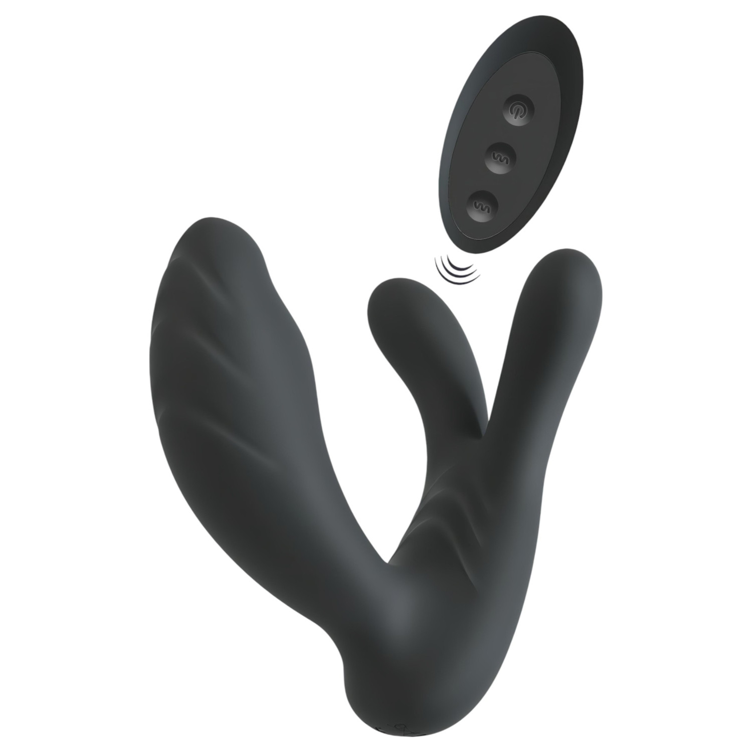 Smile - vibrátor na G-bod a prostatu - čierny