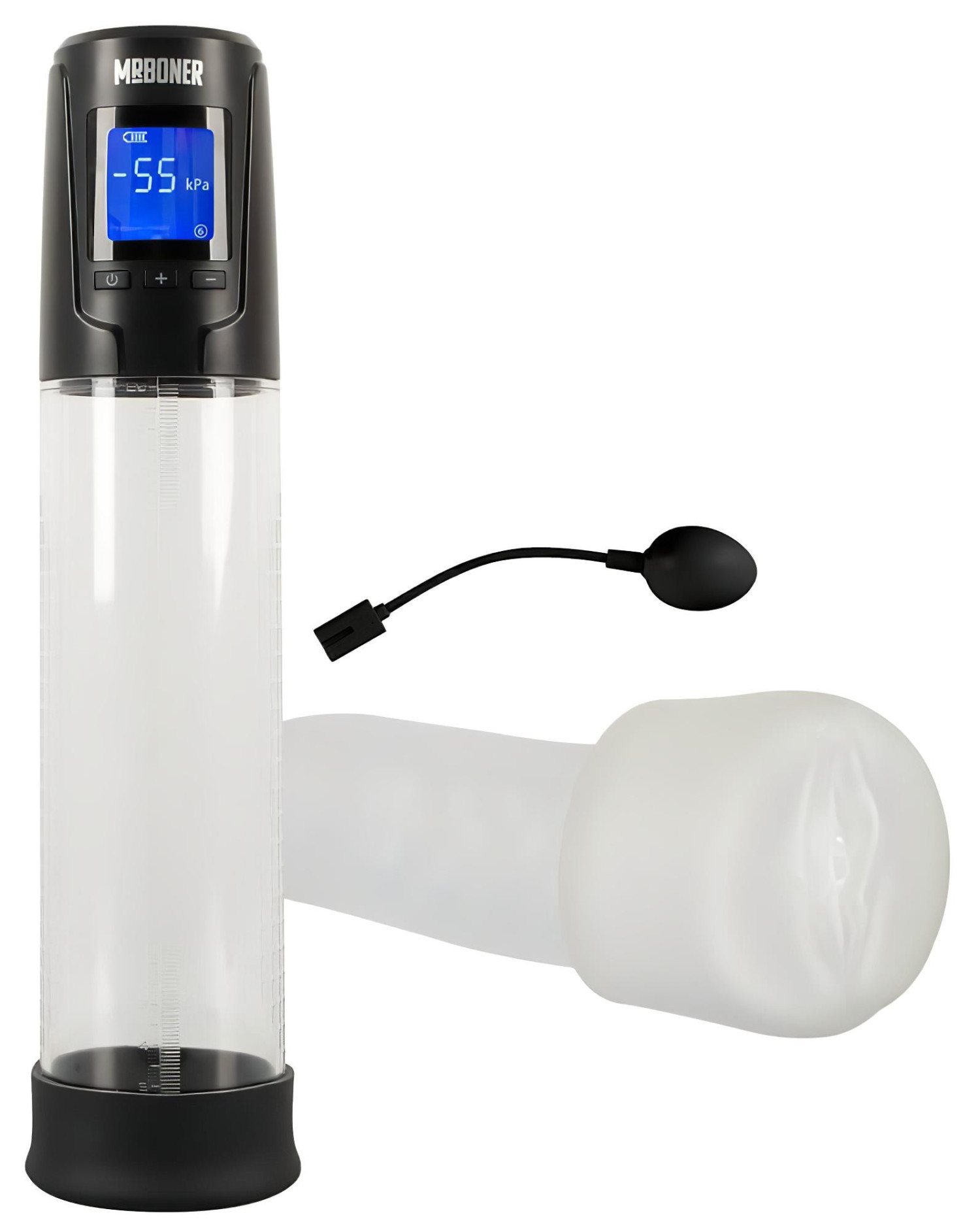 Mister Boner - automatická vákuová pumpa na penis - akumulátorová