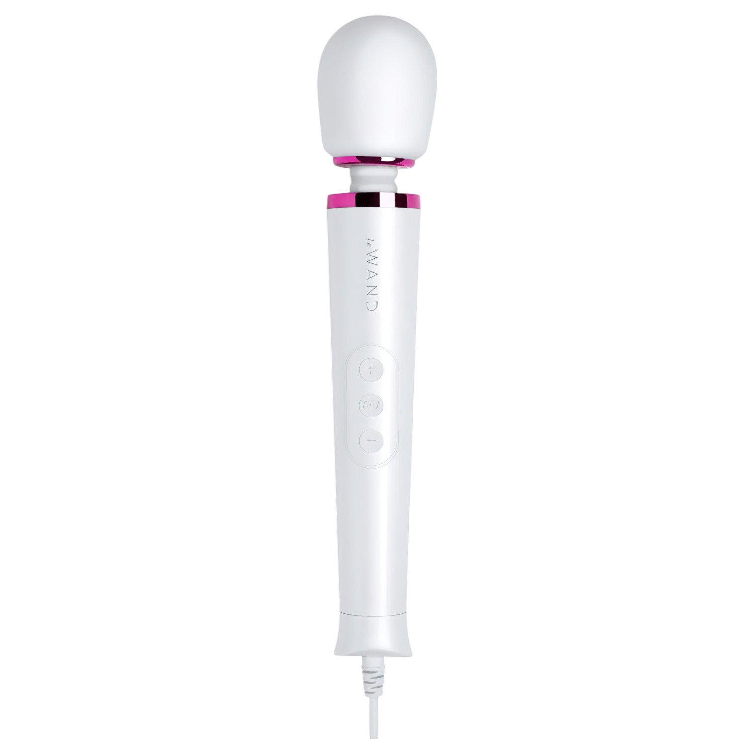 Le Wand Petite Plug-In - sieťový masážny vibrátor - biely