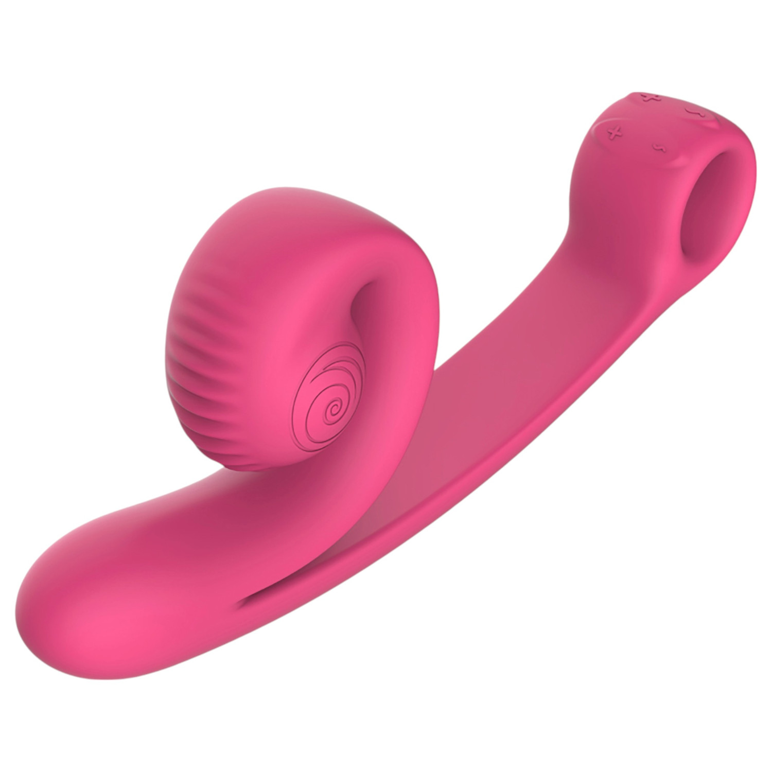 Snail Vibe Curve - vibrátor na klitoris a bod G - 2v1 - ružový