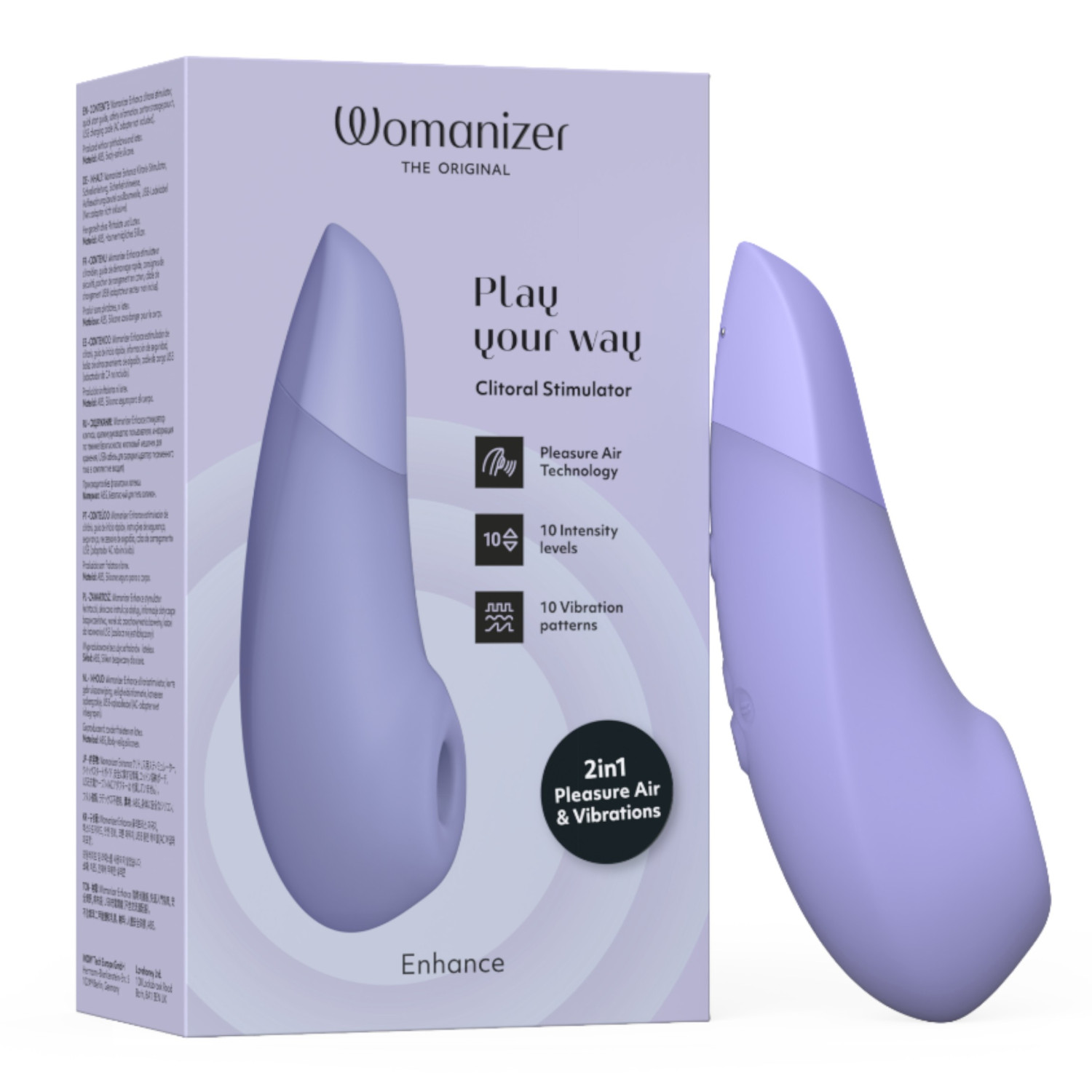 Womanizer - stimulátor klitorisu s tlakovými vlnami - fialový