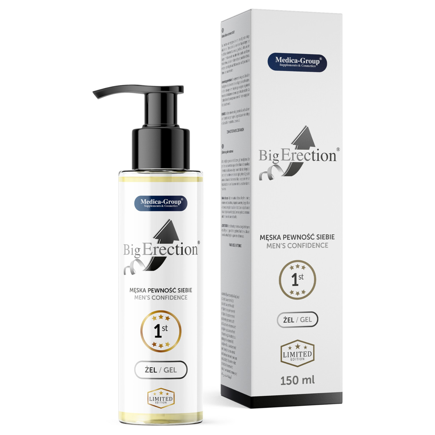 BigErection gél - gél na podporu erekcie (150ml)