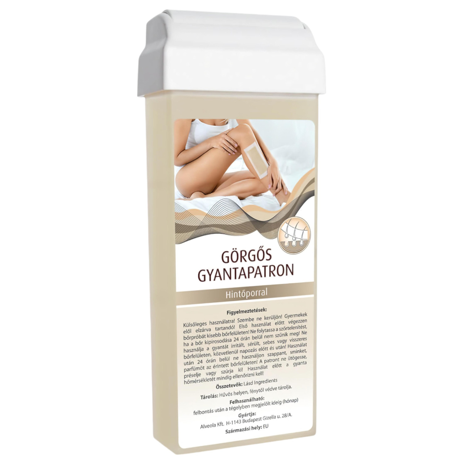 Voskový patron - široký valček - s púdrom - 100ml