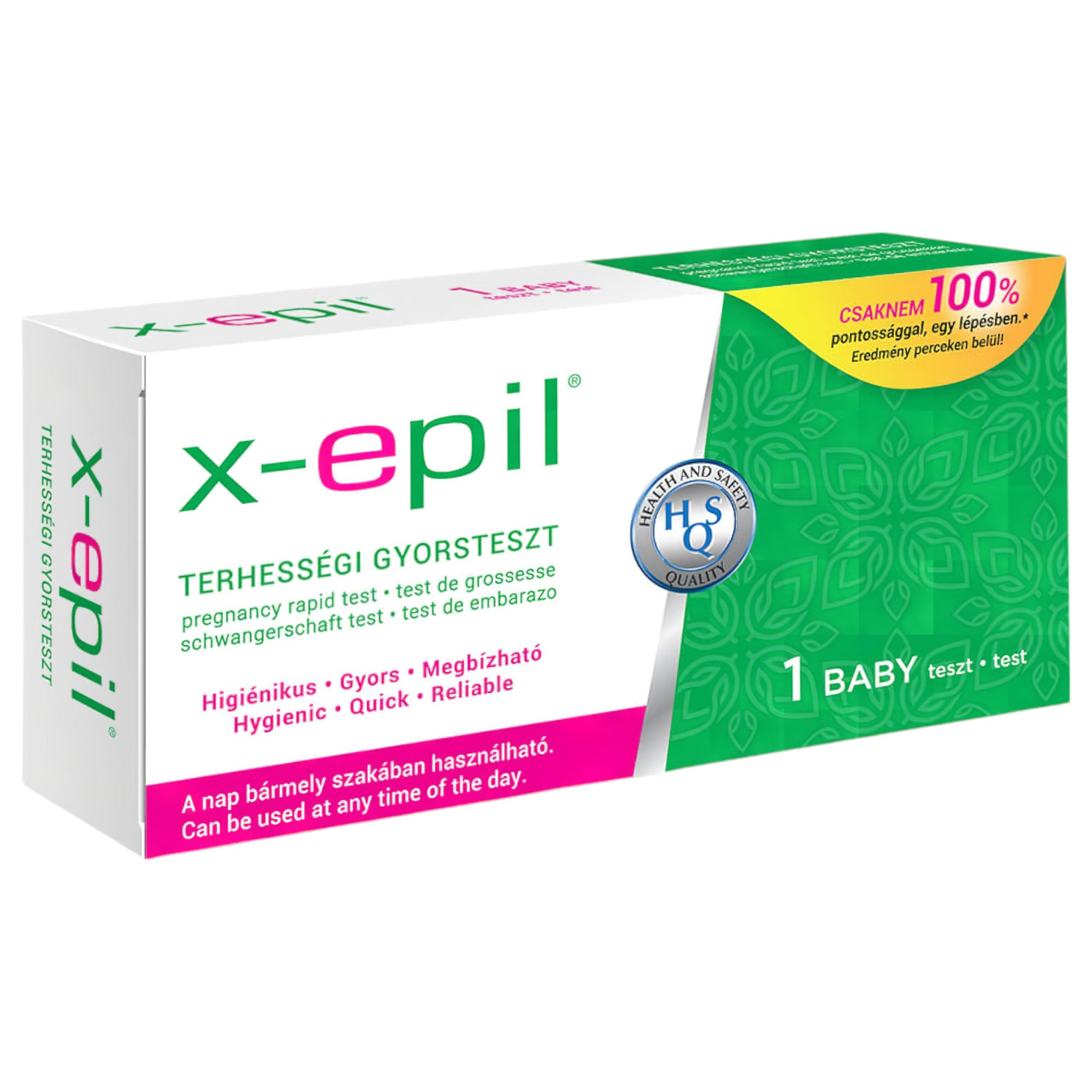 X-Epil - tehotenský rýchlotest prúžok - 1 kus