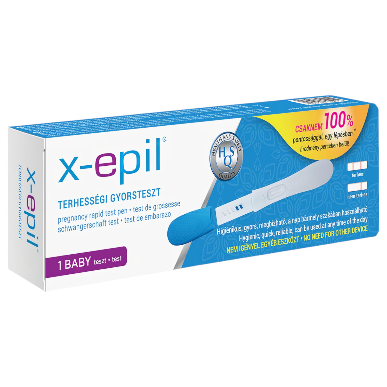 X-Epil - tehotenský rýchlotest ceruzka - 1 kus