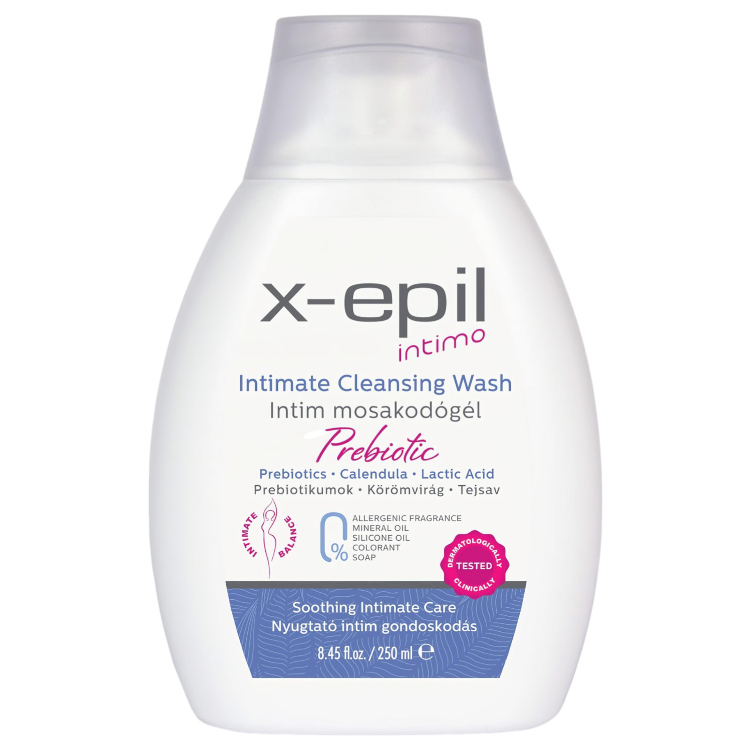 X-Epil Intimo Prebiotic - intímny umývací gél - prebiotický - 250 ml