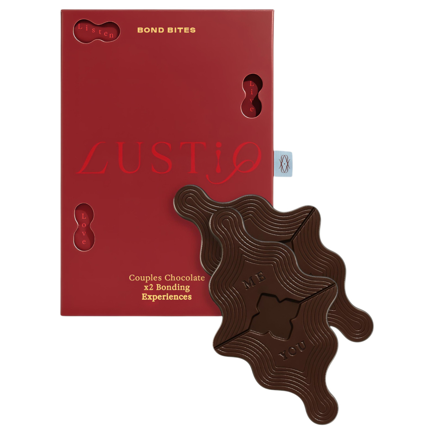 Lustiq Bond Bites - afrodiziakálna čokoláda - 2 kusy