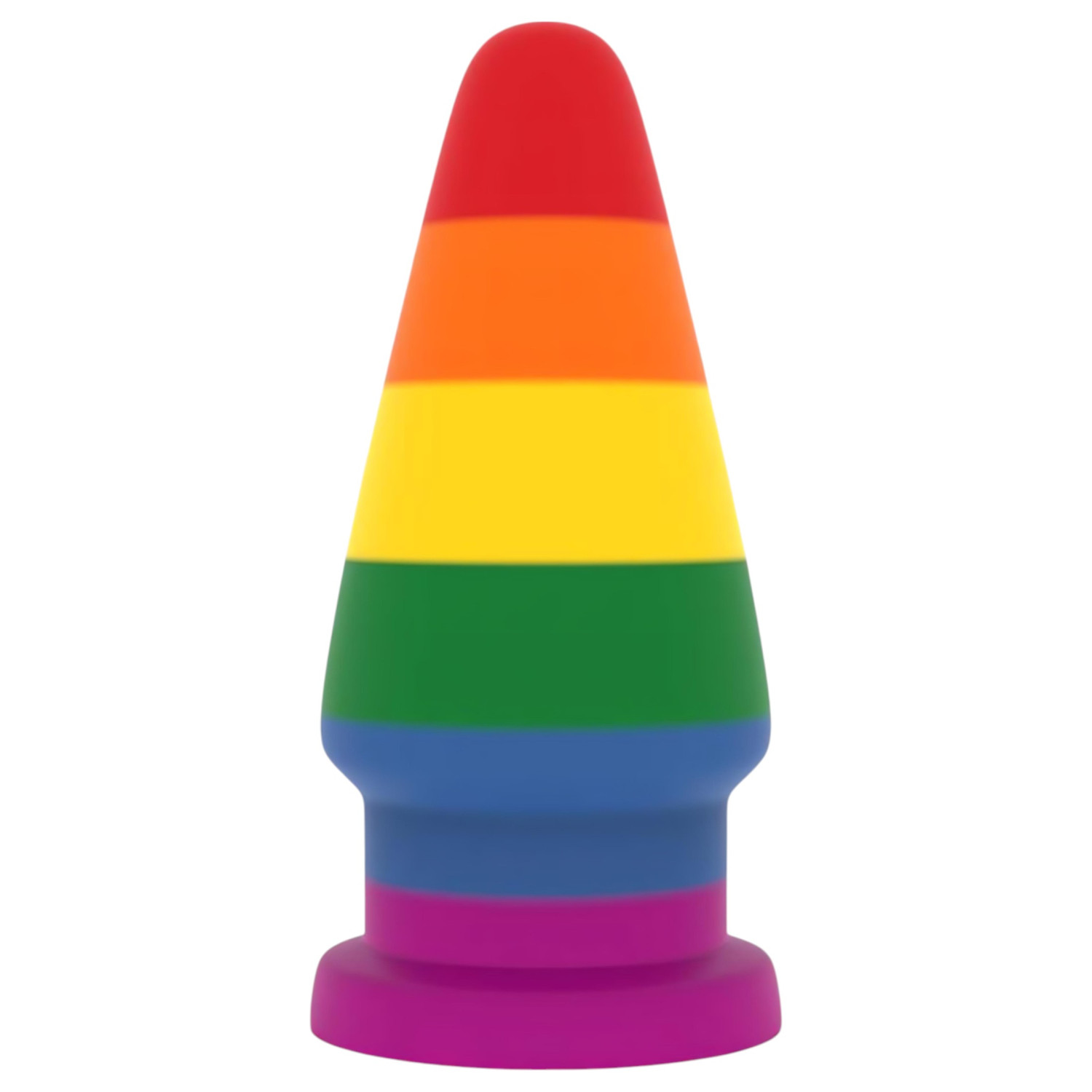 Lovetoy Prider - análny kolík - 15 cm - dúhový