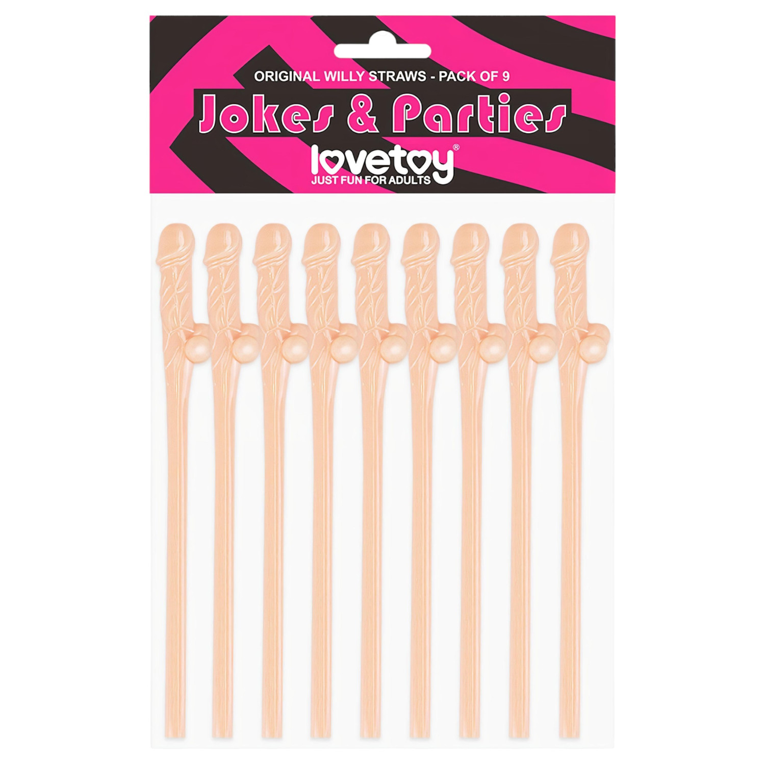 Lovetoy - realistické slamky v tvare penisu - béžová