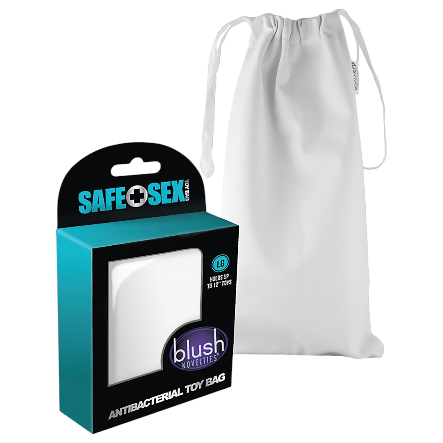 Safe Sex - antibakteriálna diskrétna úložná taška - biela (L)