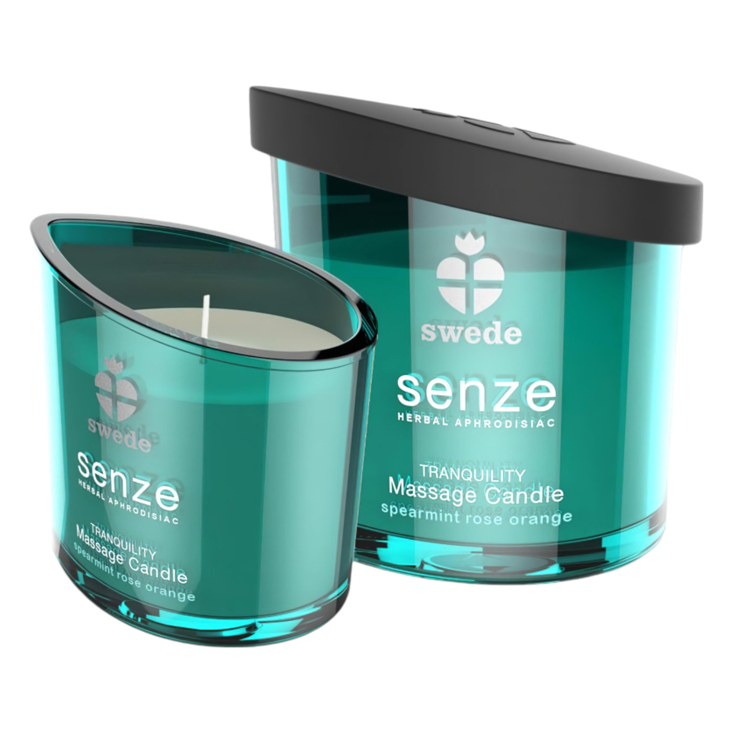 Swede Senze - masážna sviečka - ruža a pomaranč - 50 ml