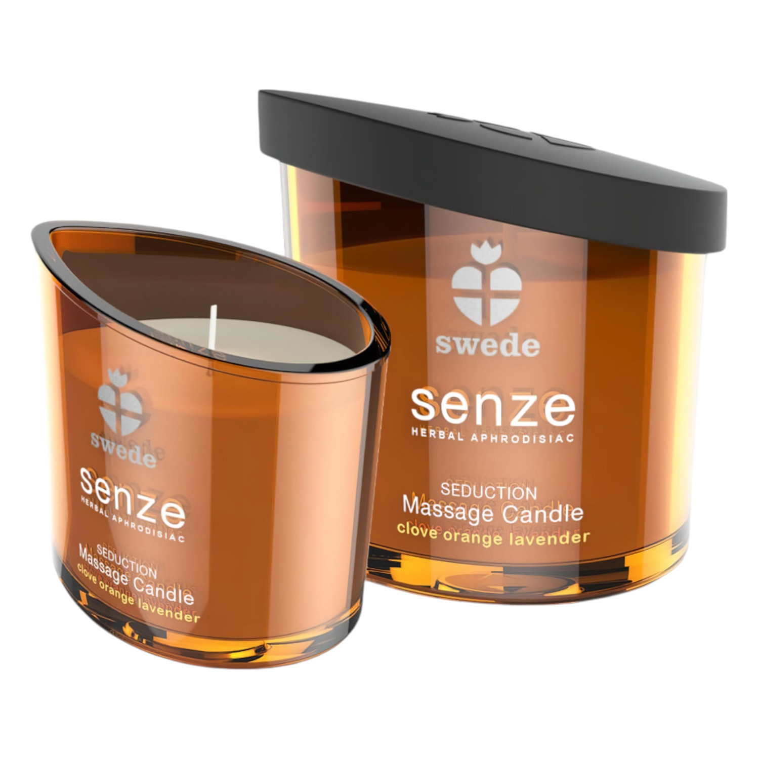 Swede Senze - masážna sviečka - pomaranč