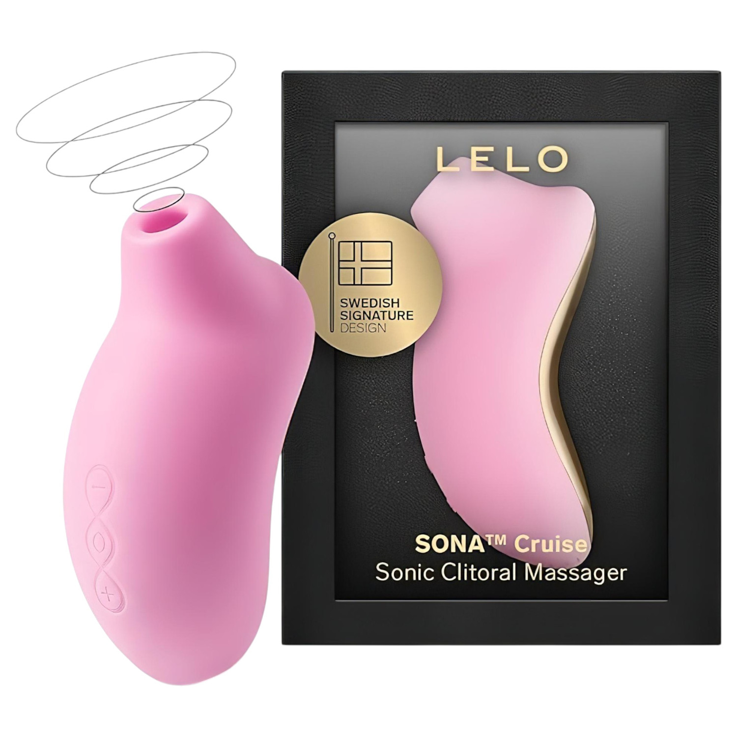 LELO Sona Cruise - stimulátor klitorisu s vlnami - ružový