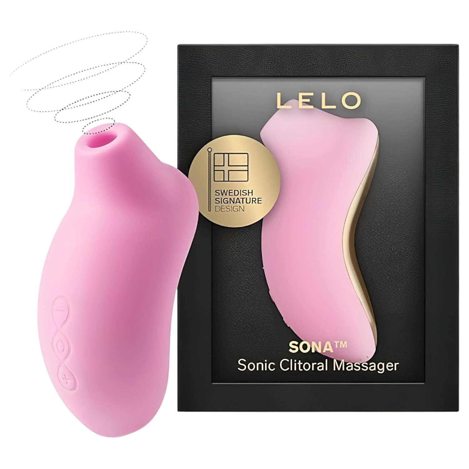 LELO Sona - stimulátor klitorisu s vlnami - ružový