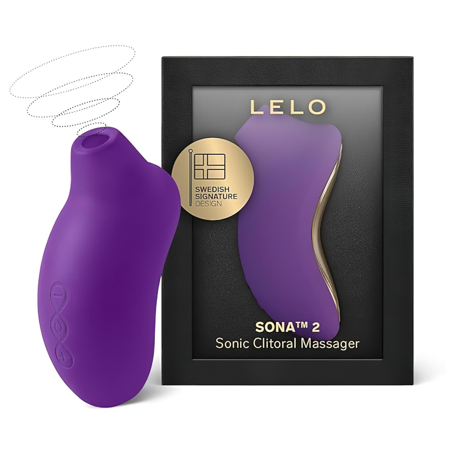 LELO Sona 2 - stimulátor klitorisu s vlnami - fialový