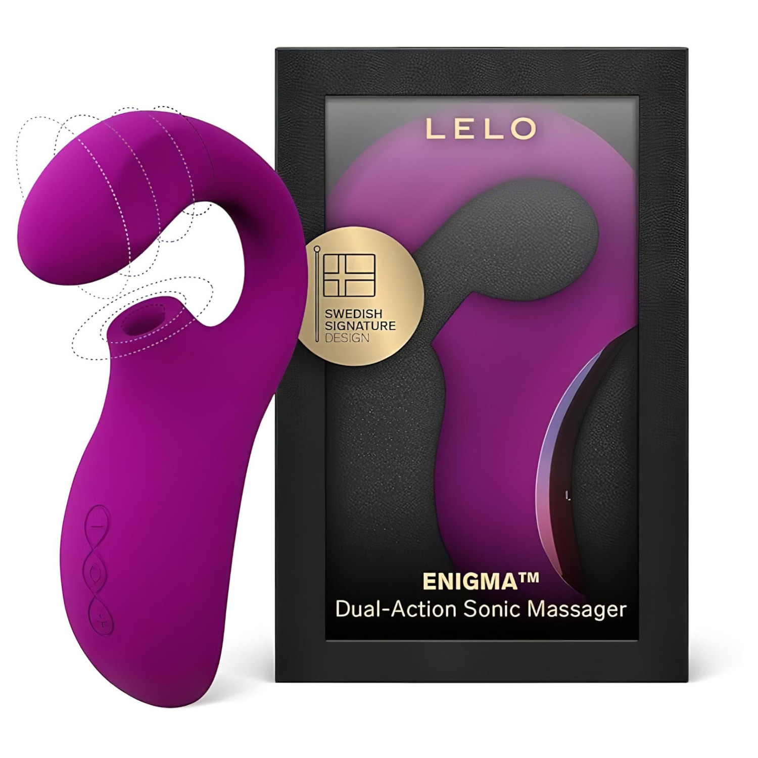 LELO Enigma - vibrátor na G-bod a klitoris - vodotesný
