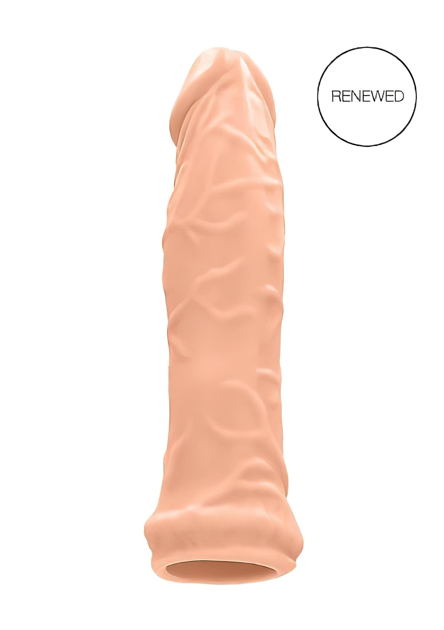 RealRock - návlek na penis - 17 cm - telová farba