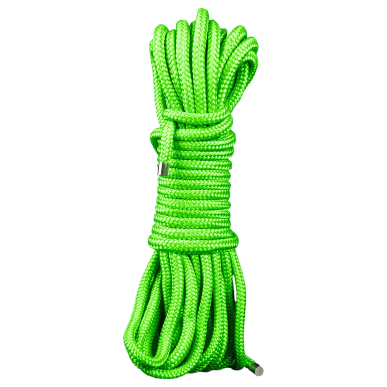 Ouch! - svietiace bondage lano - 5 m - zelené