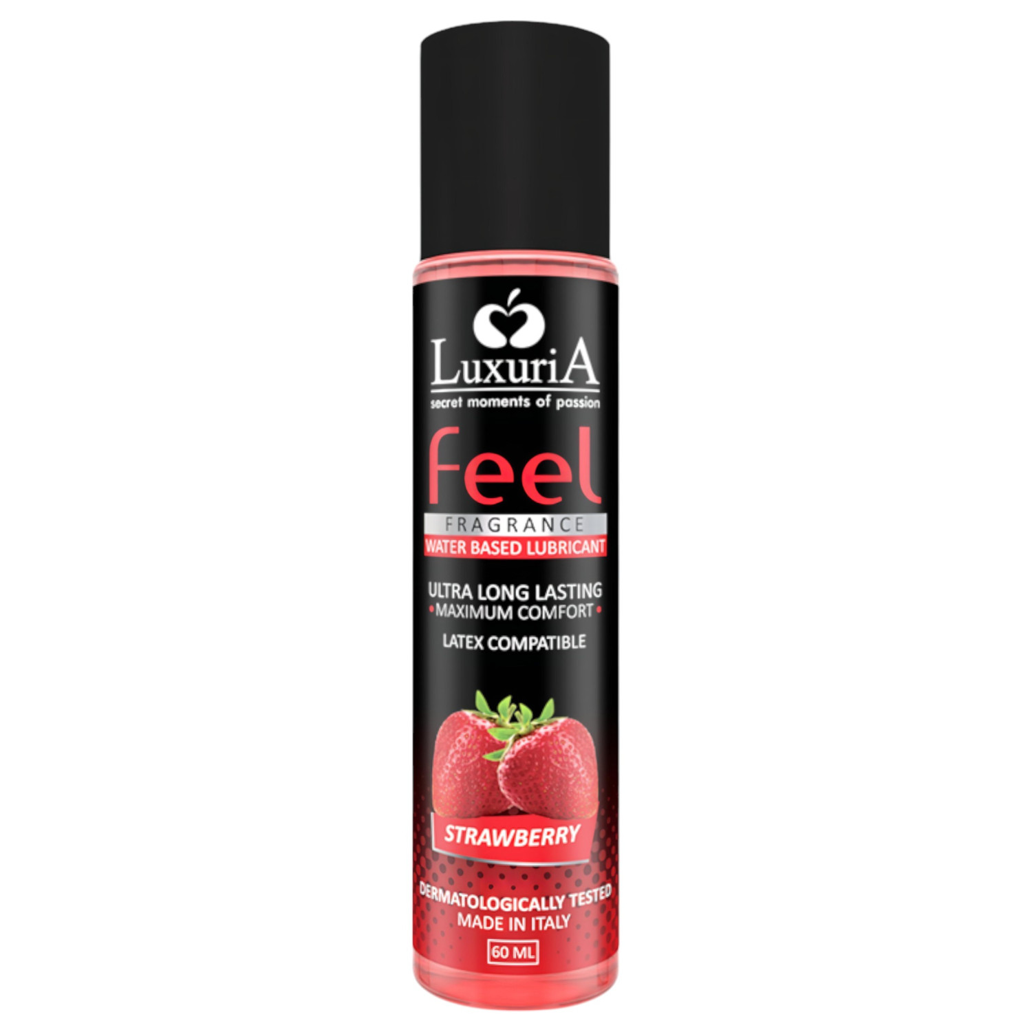 LuxuriA Feel - lubrikant na vodnej báze - jahoda - 60 ml