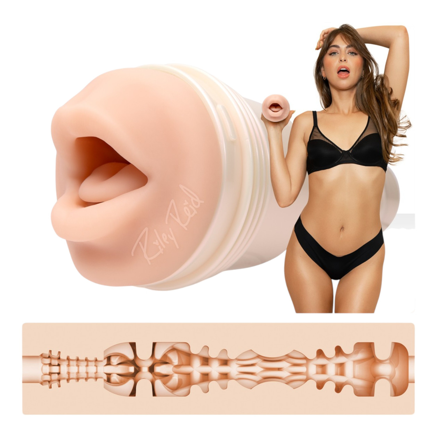 Fleshlight - ústny masturbátor - Riley Reid Insomnia