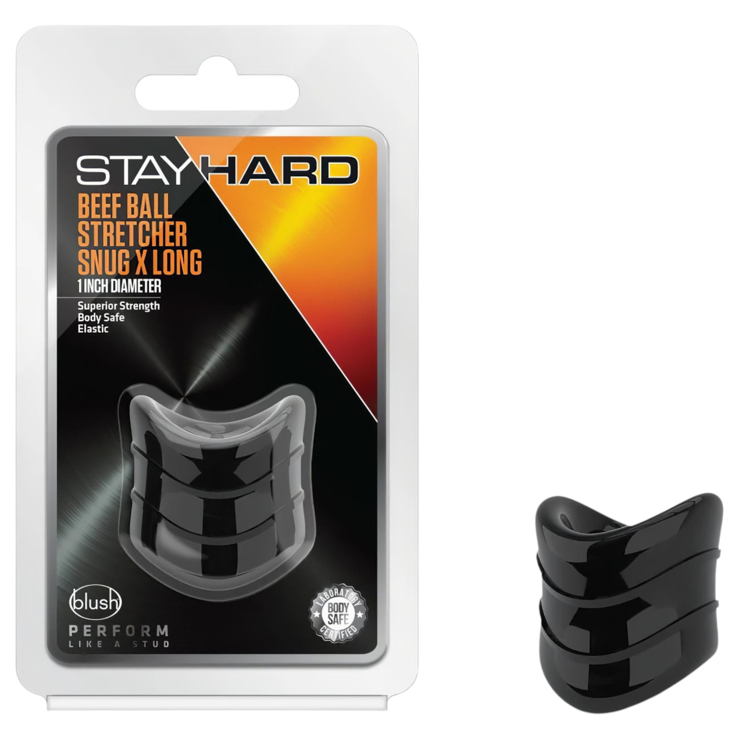 Stay Hard - erekčný krúžok - čierny