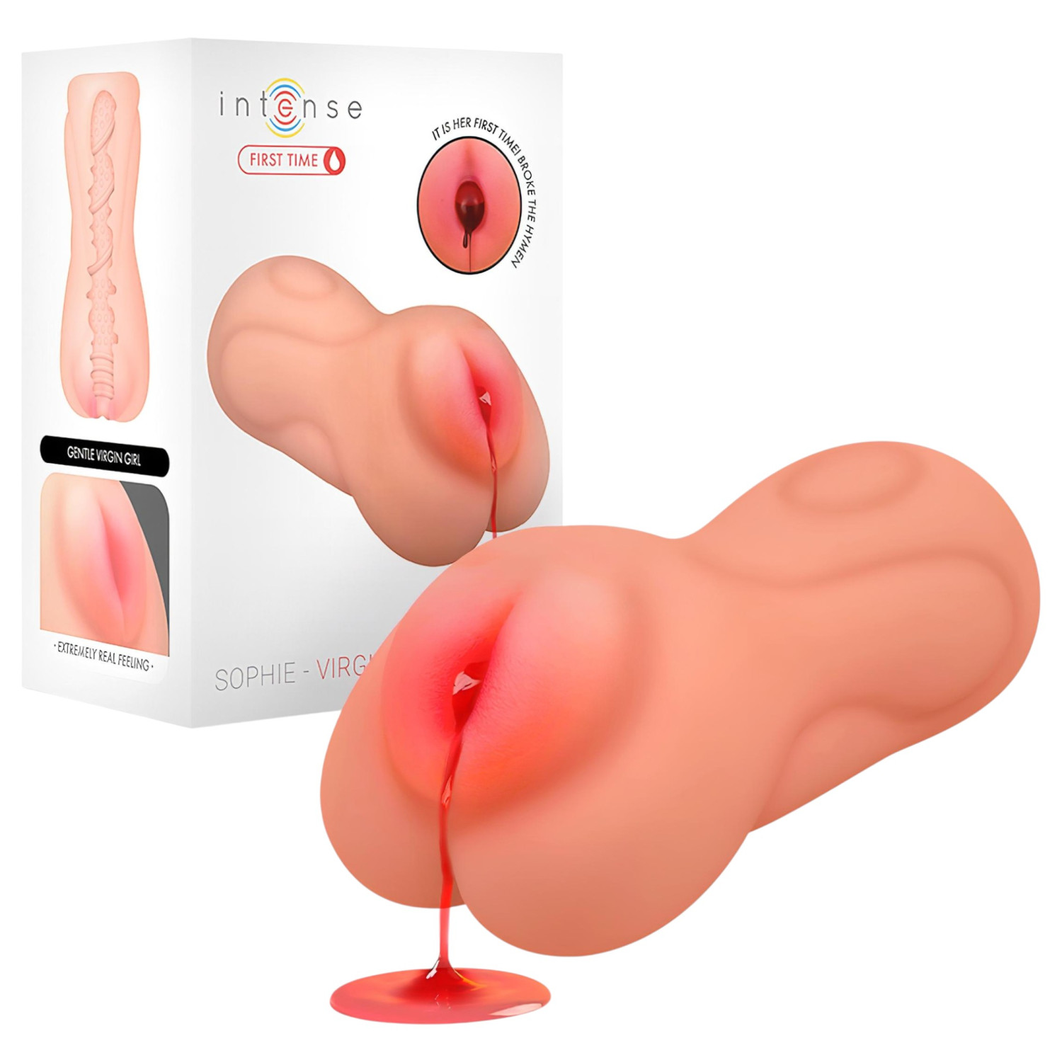 Intense First Time Sophie - realistická panna masturbátor - prírodná farba